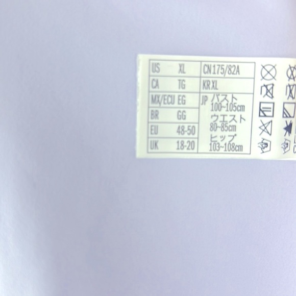 Forever 21 Swimsuit Womens Size XL One Piece Bandeau V Wire Neck Purple Preowned - Picture 4 of 6